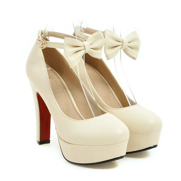 Women's High Heel Chunky Shoes