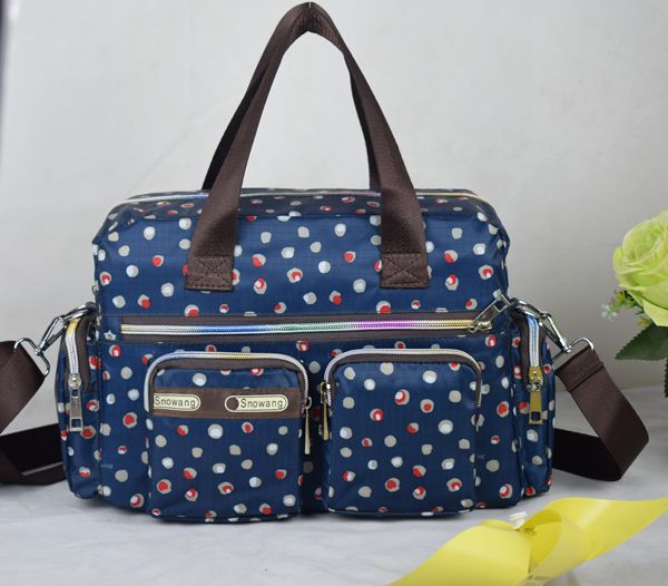Women's Flower Cloth Waterproof Portable Shoulder Messenger Bag