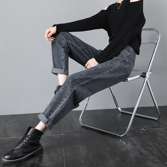 High Waist Slimming Radish Daddy Women's Pants