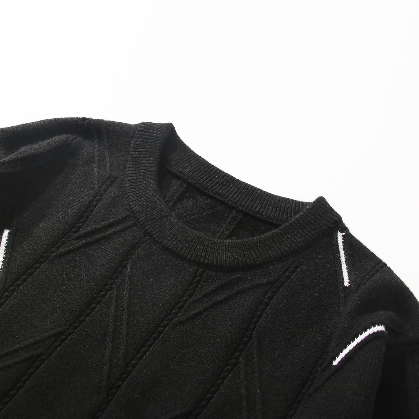 Autumn And Winter Round Neck Pullover All-match Men's Sweater