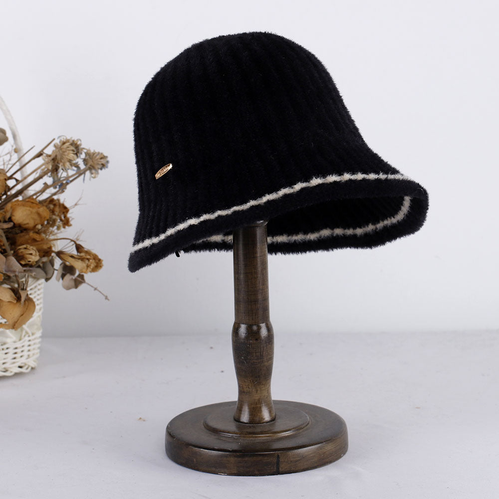 Warm Thickened Assorted Colors Woolen Knitted Hat