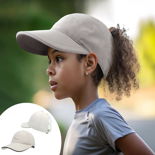 Children's Quick-drying Waterproof Sun Protection Hat Outdoor Running Sunshade Lengthened Brim