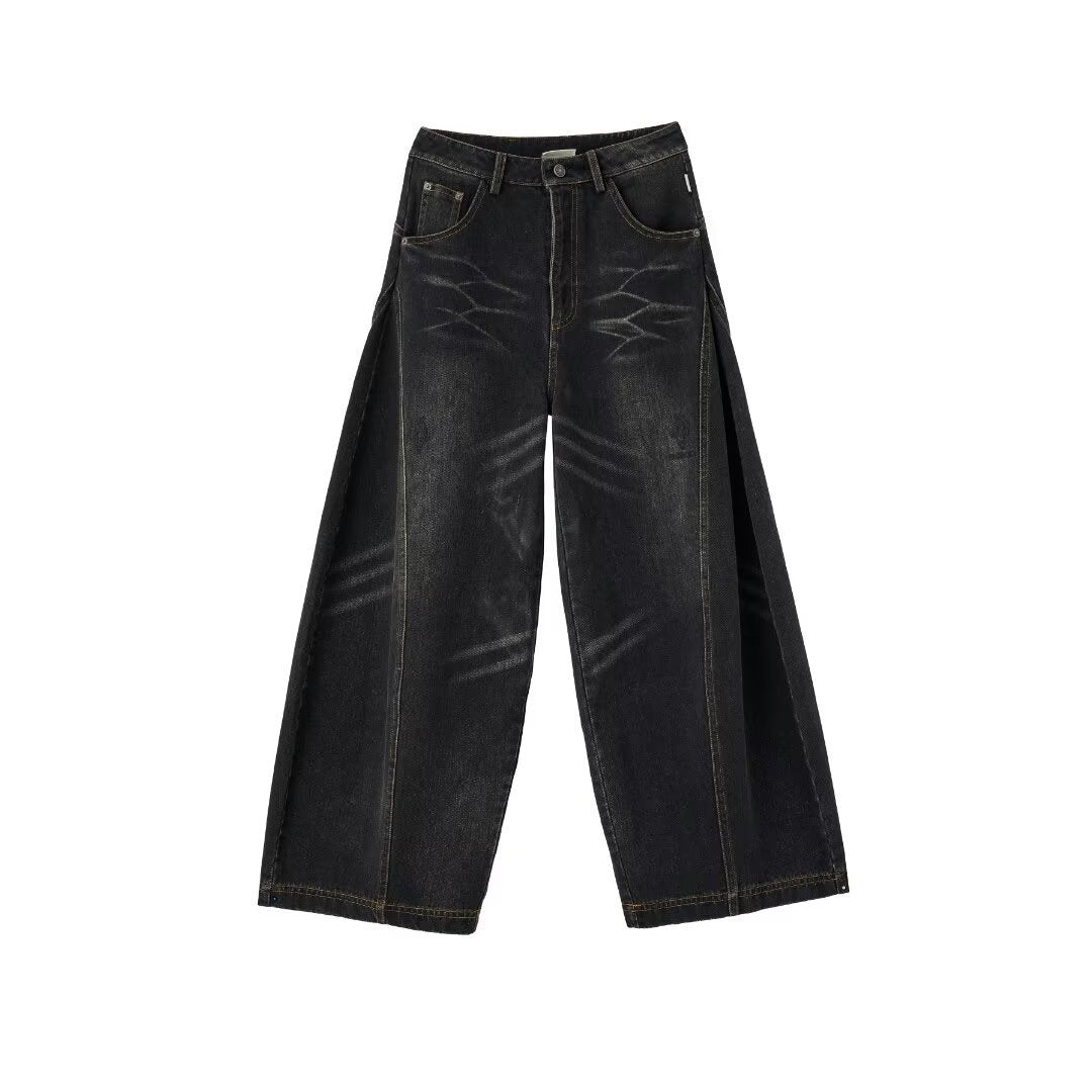 Loose Wide-leg Floor-dragging Culottes For Women