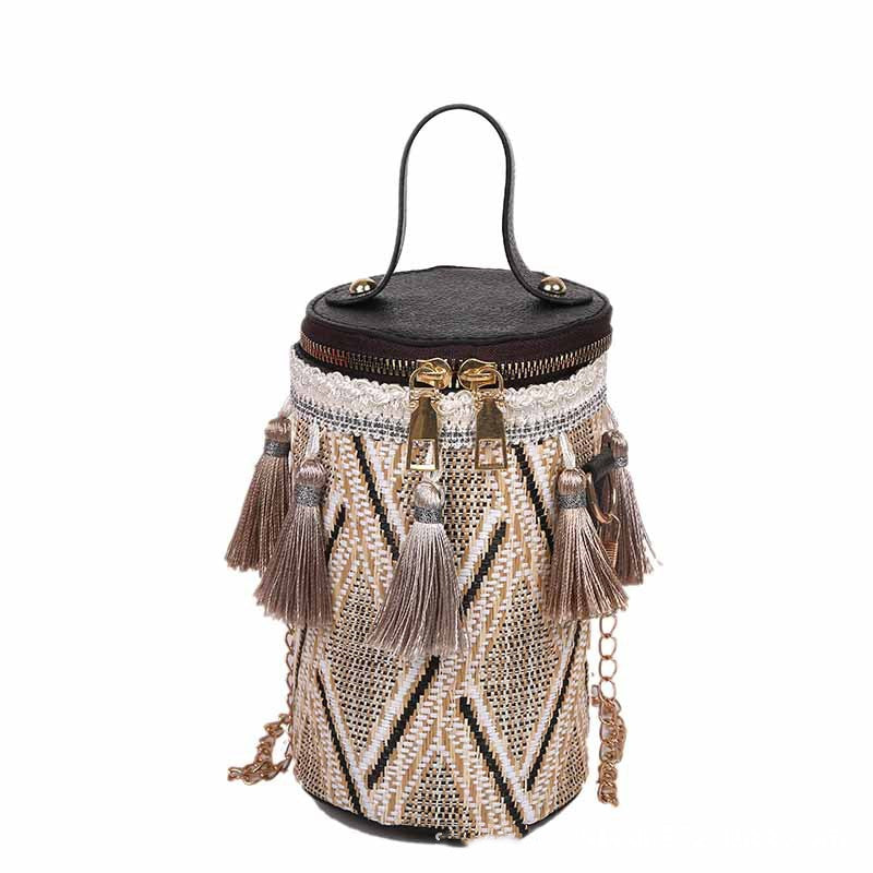Ethnic Style Bag Female Fashion Hand-held Chain Weaving
