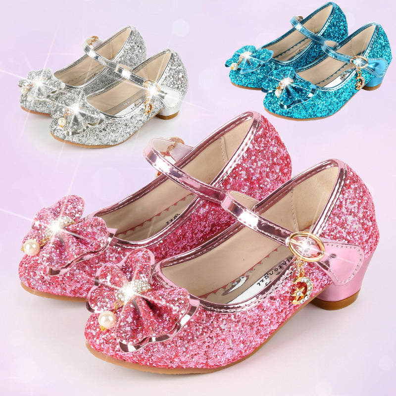 Girls Show High Heels Children Butterfly
