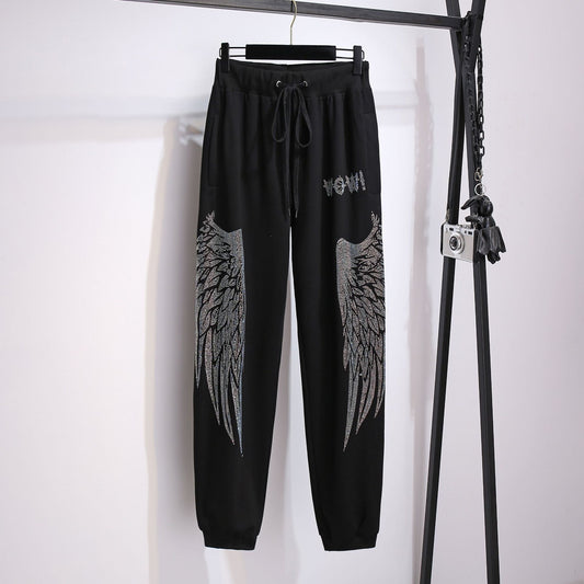 Casual Loose Exercise Ankle-tied Sweatpants