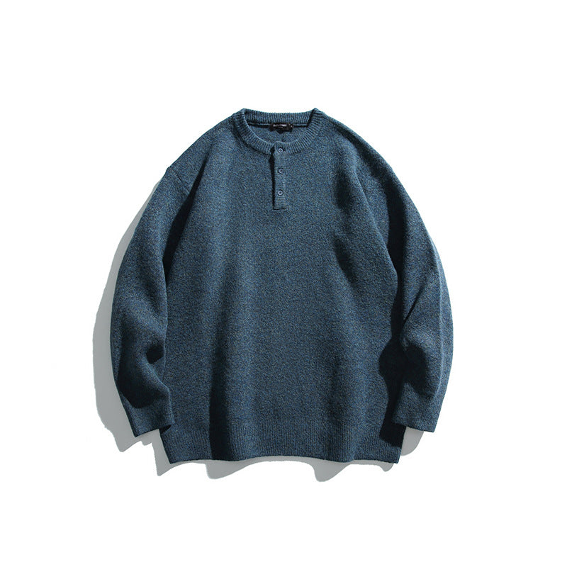 New Men's Twist Braid Sweater Cardigan