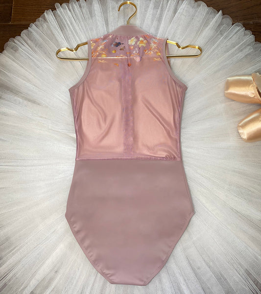 Women's Ballet Art Exam Training Turtleneck Jumpsuit