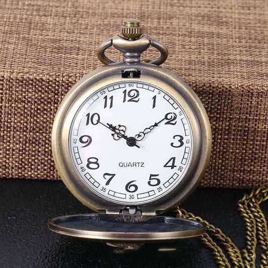 Exquisite Pocket Watch Train Series Suitable For The Elderly And Children