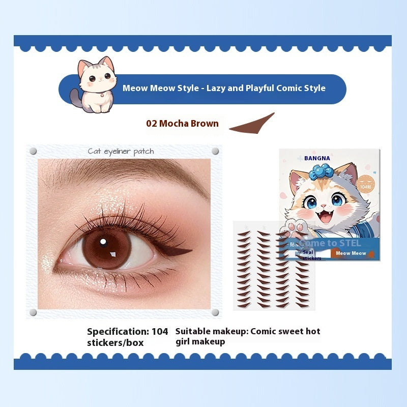 Seal Stickers Waterproof Natural Long Lasting Eyeliner Not Easy To Fade