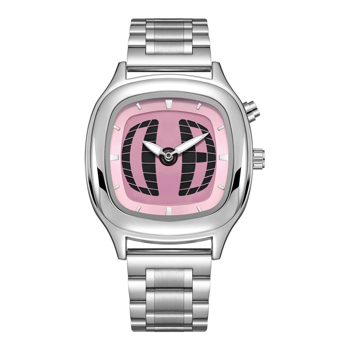Waterproof Retro Steel-Strap Transforming Digital Dynamic Watch