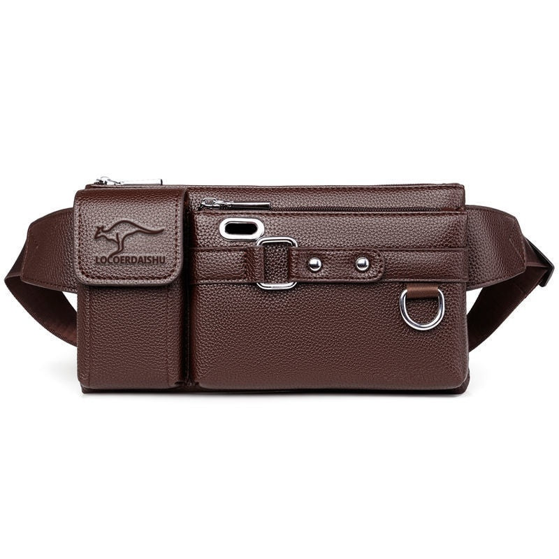 Herretaske til Talje Stor Kapacitet Multifunktionel Crossbody Taske