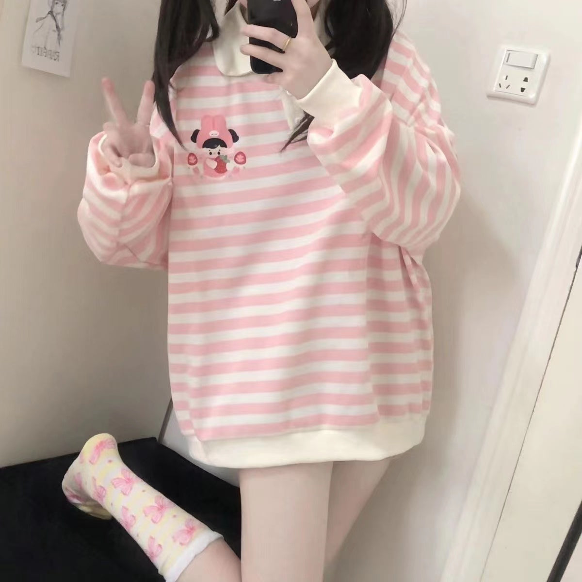 Versatile Casual Loose Fitting Student Top