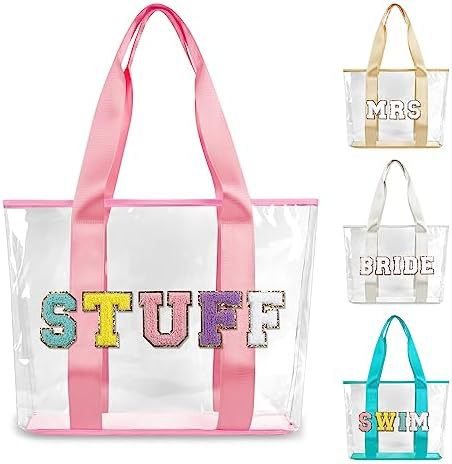 Transparent PVC Letters Wash Bag Good-looking Large Capacity