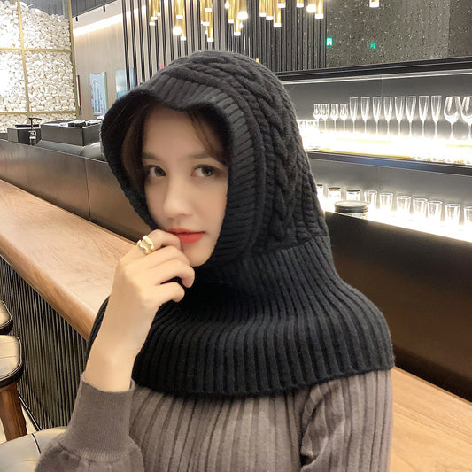 Women's Thickened Thermal Dual-use Knitted Scarf