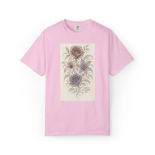 Summer Loose Short Sleeves T-shirt Men's And Women's Round Neck