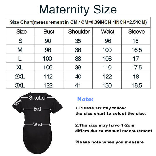 Juletegneserie-snemandprint graviditetskjole sommer plus size barsels-T-shirt med korte ærmer