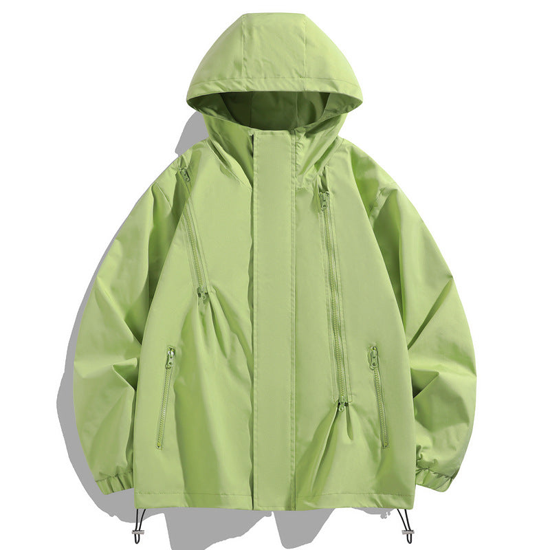 Outdoor Shell Jacket Hong Kong Style Coats