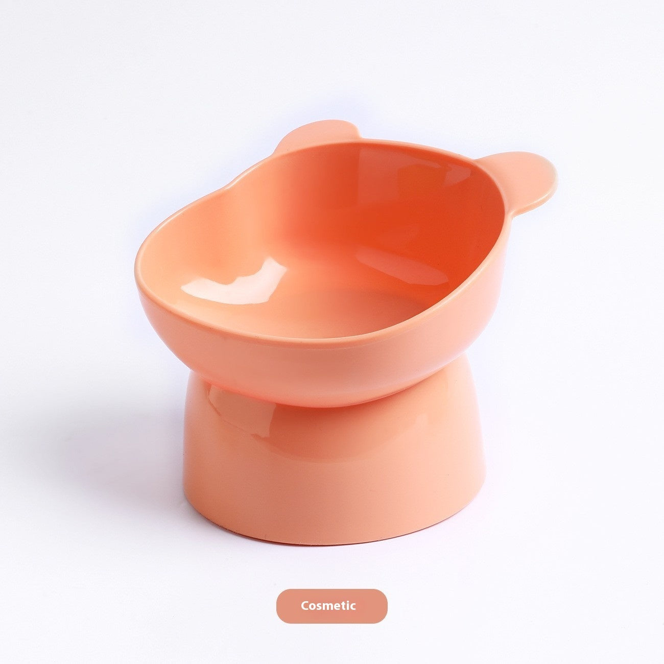 Oblique High Foot Neck Protection Anti-tumble Cat Pet Bowl