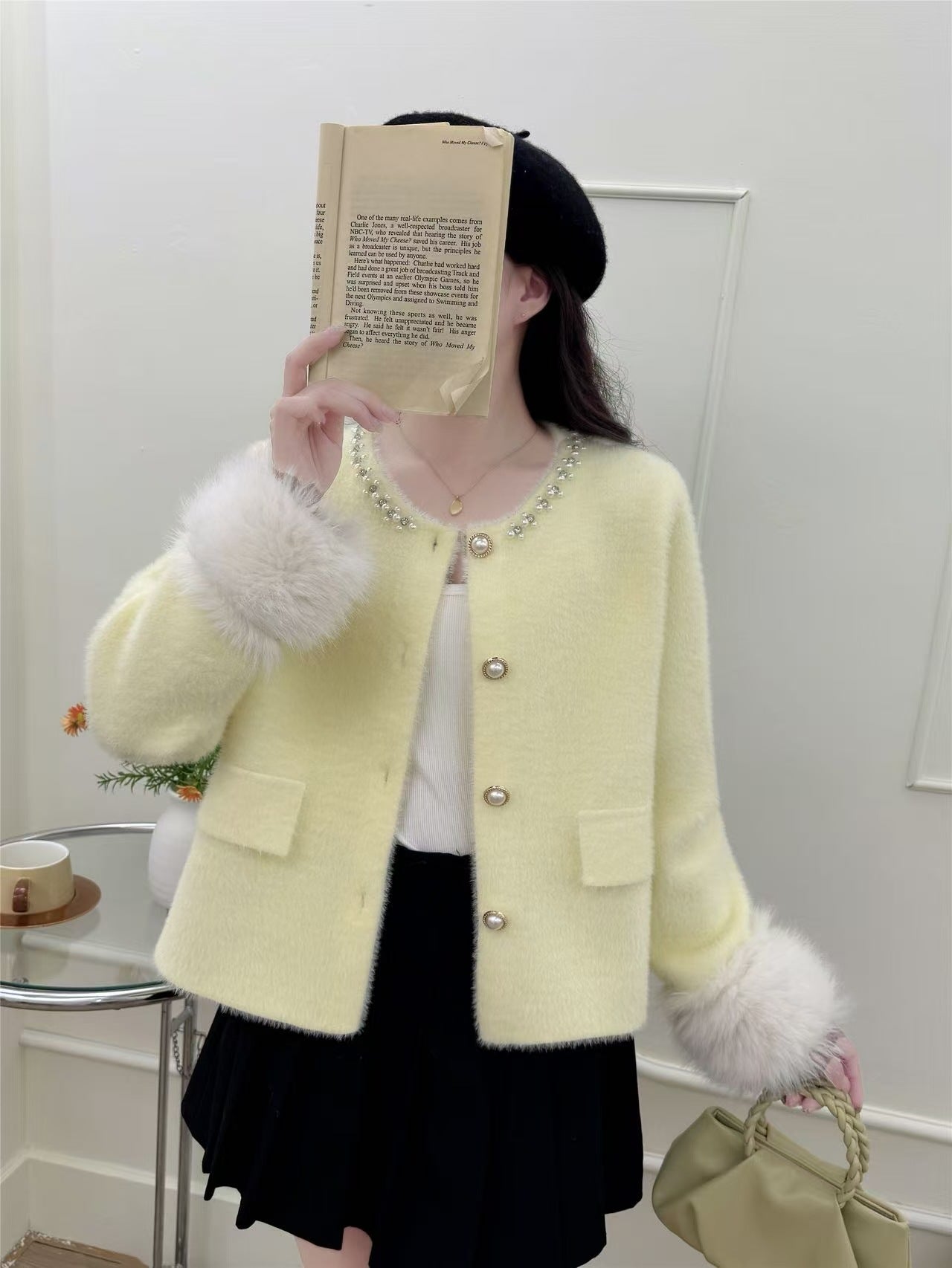 Chanel-style Knitted Cardigan Autumn New Arrival Women's Sweater Jacket