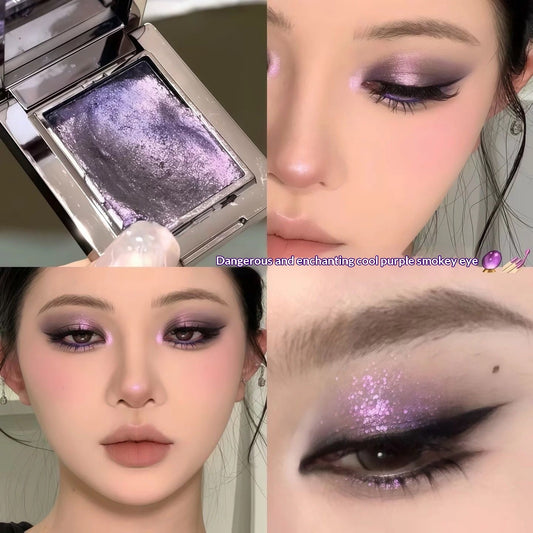 Single Pearl Shimmer Eyeshadow With A Mashed-potato Texture