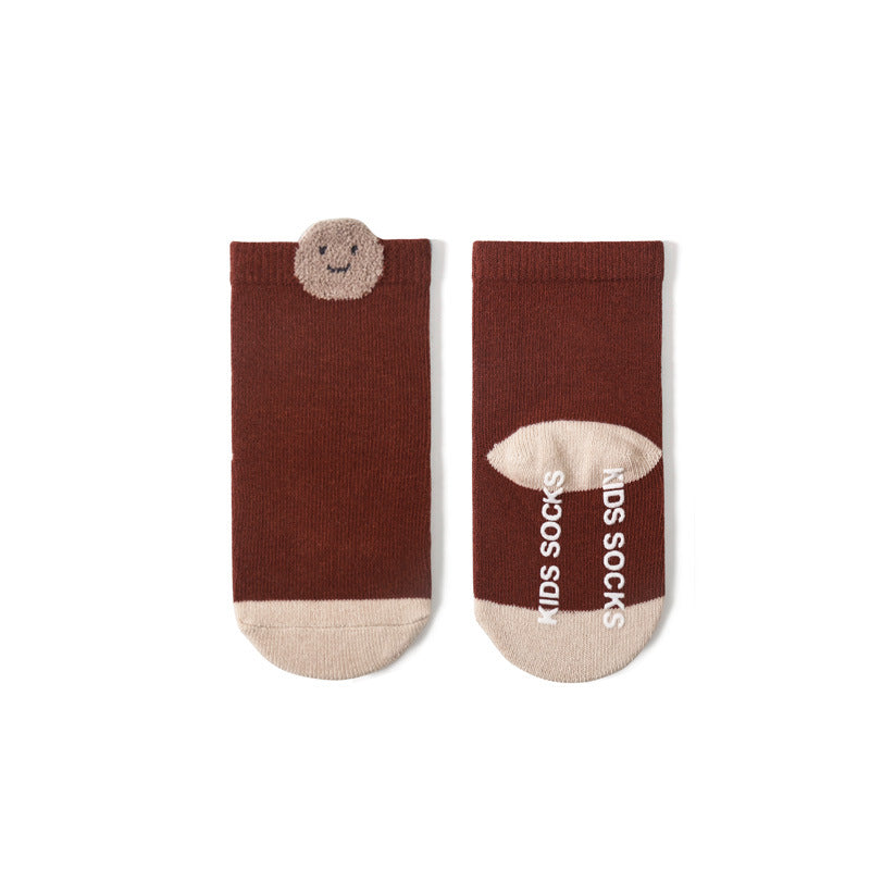 Middle Tube Cartoon Children Floor Socks