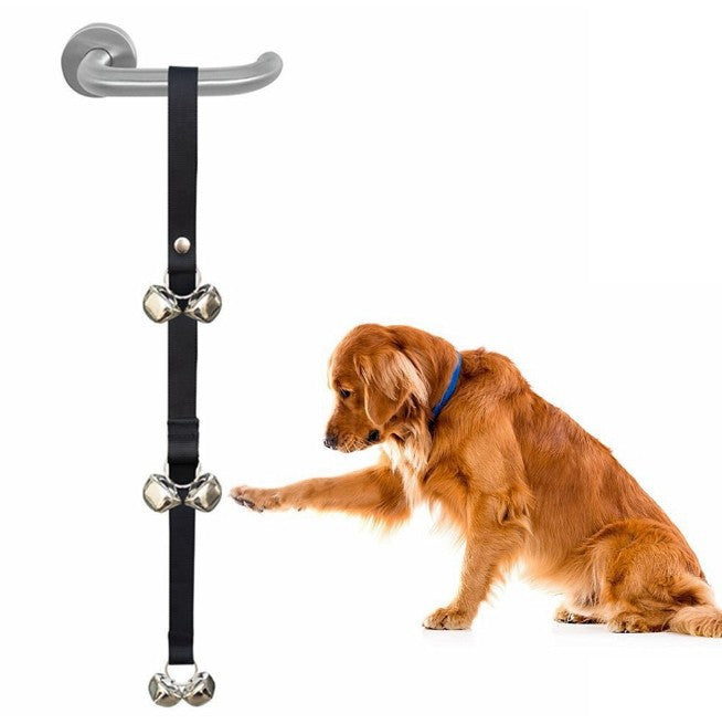 Dog Out Alarm Bell Lanyard Guide Dog Pet Doorbell Dog Leash