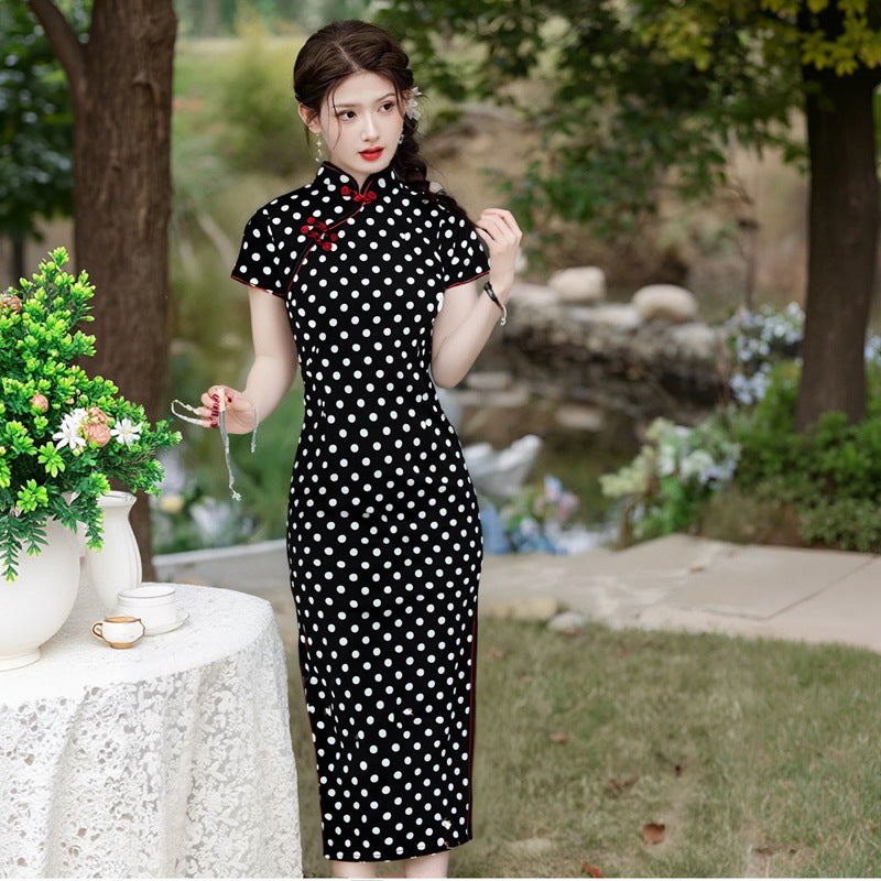 Sleek Stylish Chinese Style Dress For Women