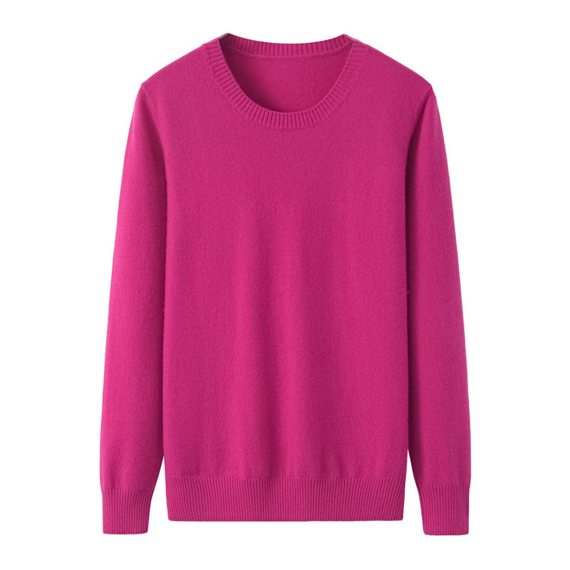 Round Neck All-matching Pullover Casual Loose Pullover Base