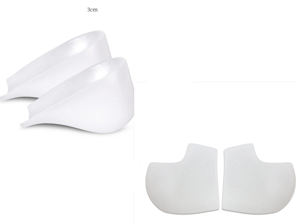 Transparent Silicone Foot Socks, Moisturizing Gel, Protects Heels, Crackle Effect