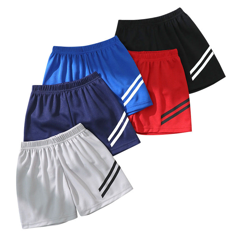 Children's 5-piece Multi-color Quick-drying Sports Shorts In Summer
