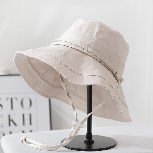 Women's Face Covering Small Big Brim Sun Hat