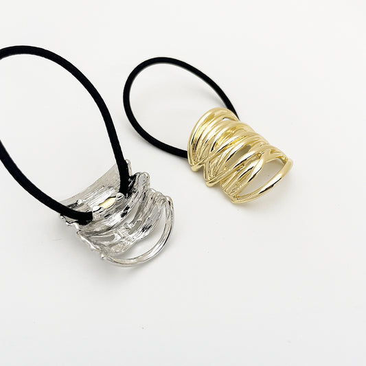 Metal Hair Accessories Hair Rope Cold Wind Ponytail Head Rope High Sense