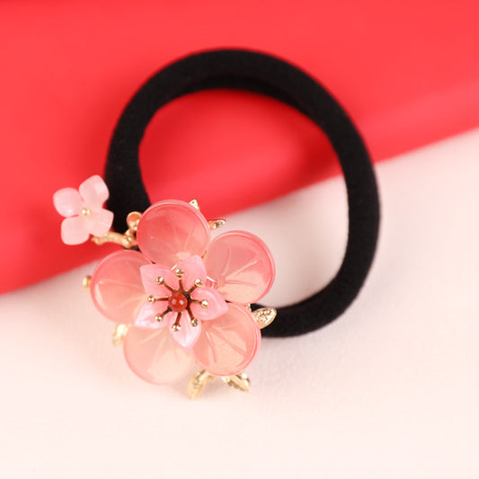 Personalized Headwear With Ponytail Hair Tie