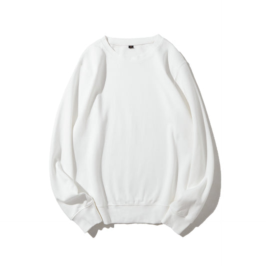Solid Healthy Round Neck Sweater Long Sleeve