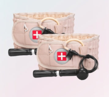 Inflatable Belt Lumbar Traction Massager Set