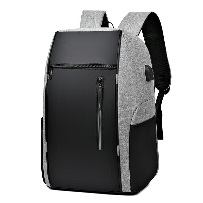 Men's Fashion Simple Multi-functional Large Capacity Schoolbag