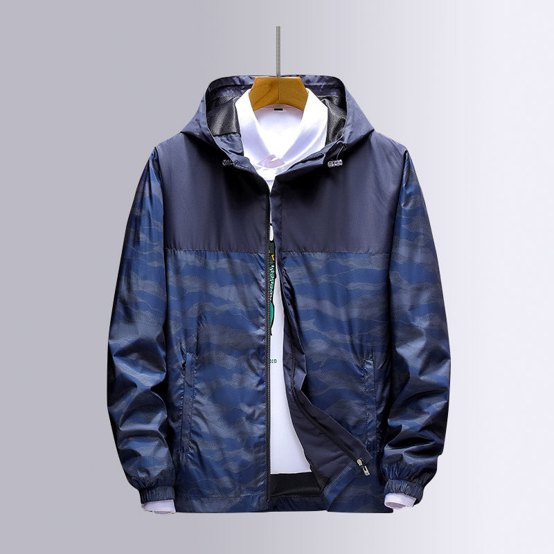 Trendy Jacket Casual Sports Camouflage Windbreaker