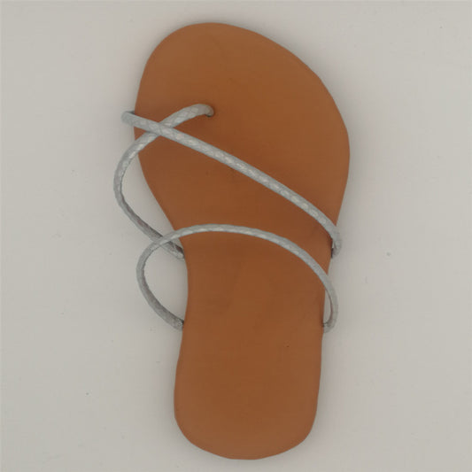 Popular New Women's Shoes Flat Sandals Beach Slippers