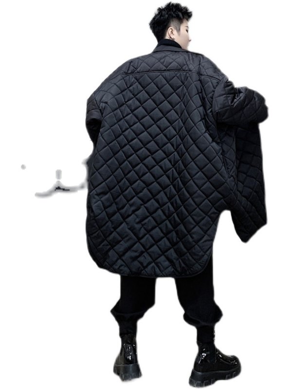 Niche Dark Loose-fitting Cotton Coat For Men