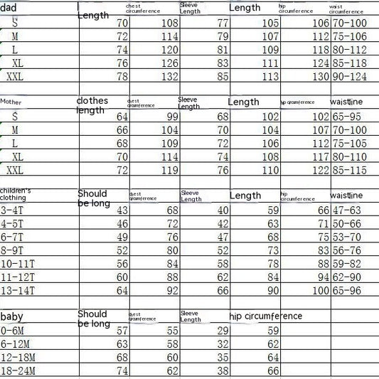 Autumn Family Parent-child Christmas Clothes Suit