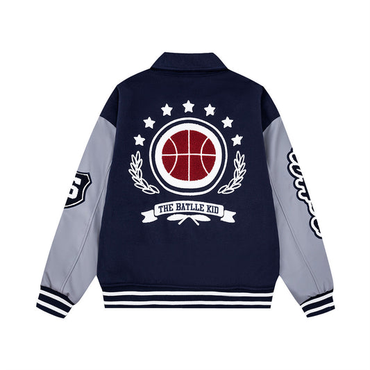 Men's Baseball Jacket With Cotton