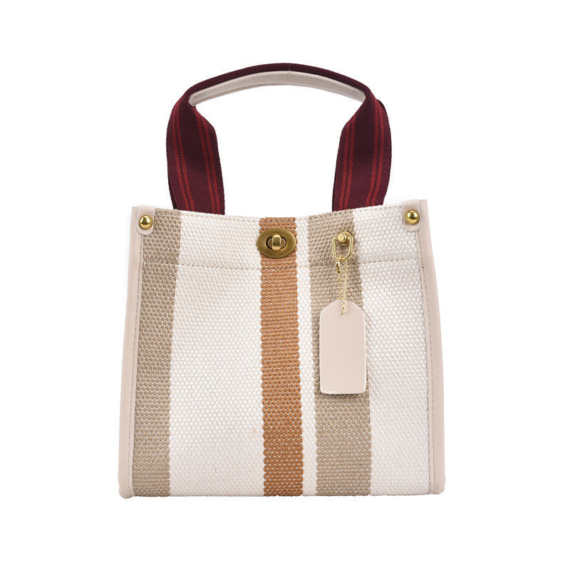 Ny Fashion Bærbar Tote Populær Stor Og Lille Retro Skuldertaske