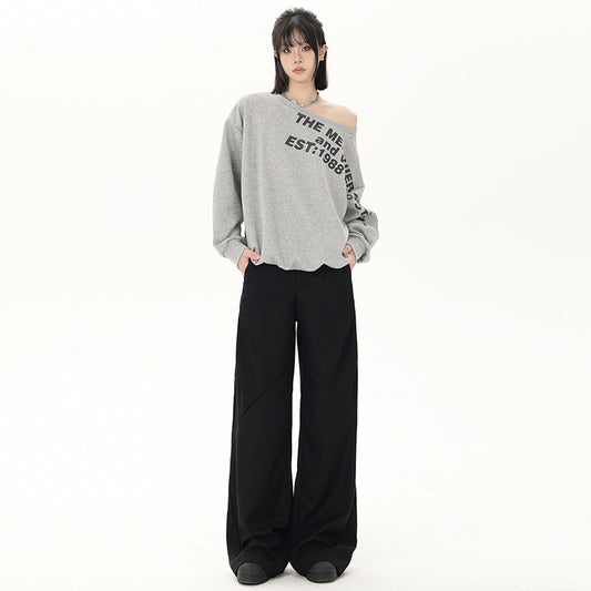 Women's Casual Horn Style In Black Casual Trousers