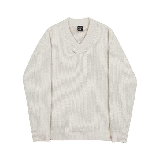 V-neck Sweater Lazy Korean Style Trend