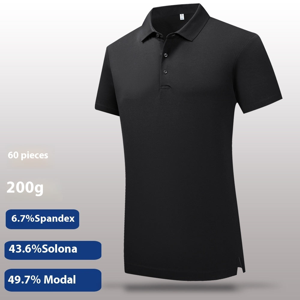 Lanjing Modal Lapel Polo Shirt 60