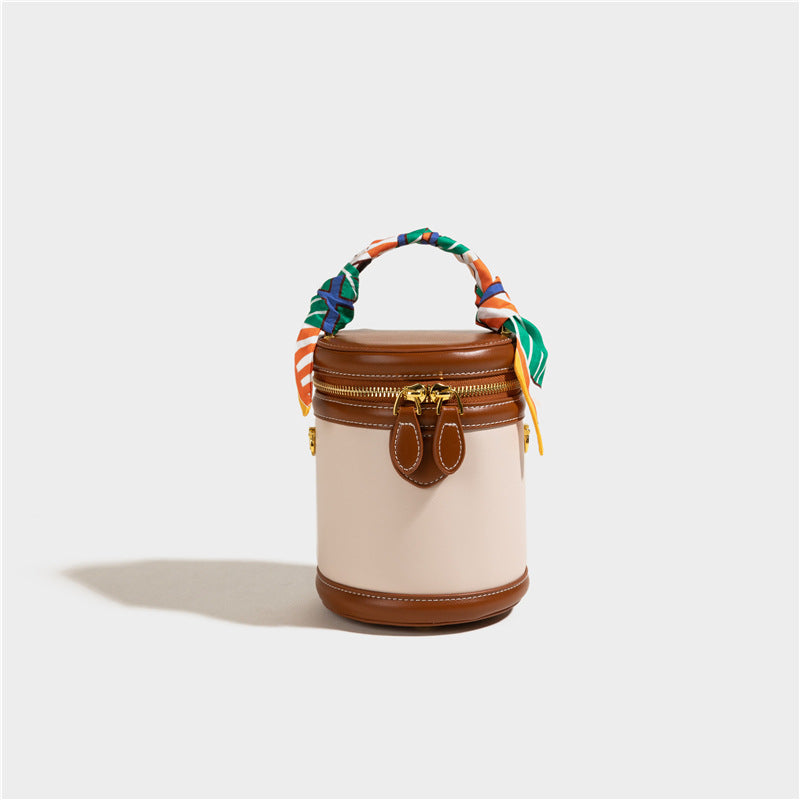 Special-interest Design Cylinder Portable Messenger Bag