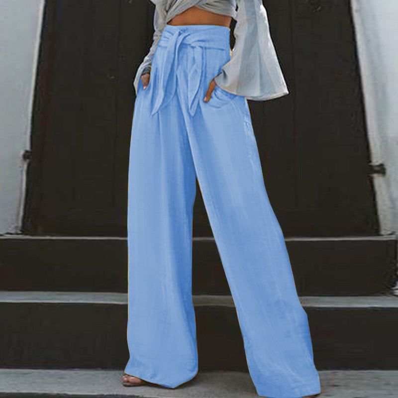 Retro Artistic Loose Plus Size Casual Pants