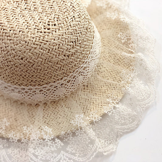 Fashionable Girls' Summer Thin Breathable Hat