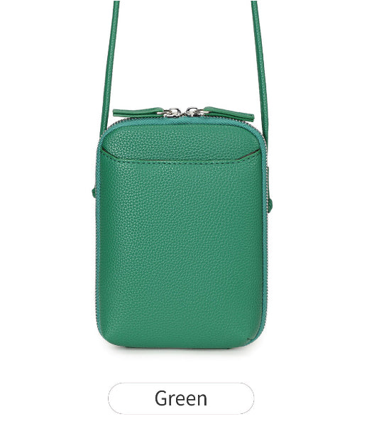 Simple Women's Crossbody Bag Vertical Versatile Solid Color Bag